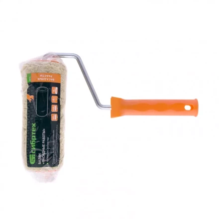 Валик &quot;Фасадные работы&quot; 180 мм ворс 18мм D 48 мм D ручки 8 мм полиакрил полиэстер Сибртех 80174 купить в Нягани