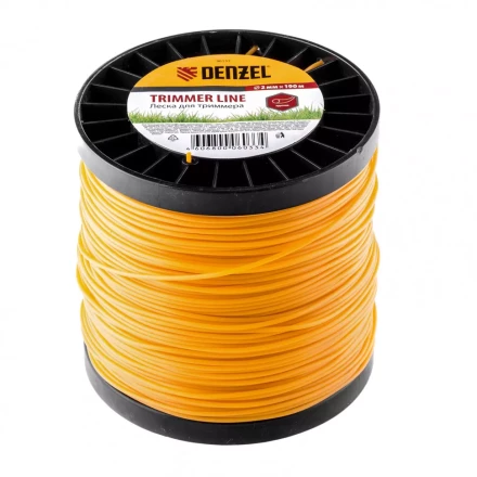 Леска для триммера круглая  2,0 мм 190 м на Din катушке Россия Denzel 96133 купить в Нягани