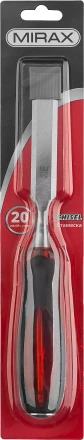 Стамеска MIRAX с двухкомпонентной прозрачной рукояткой, 20мм 1810-20 купить в Нягани