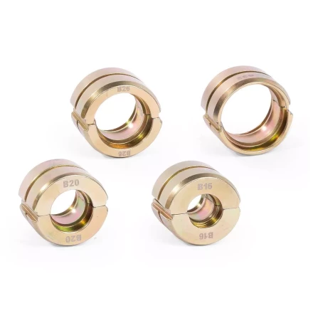 Набор матриц КВТ В (16–32 мм) для монтажа фитингов на трубы PEX и многослойные композитные трубы (89620) купить в Нягани