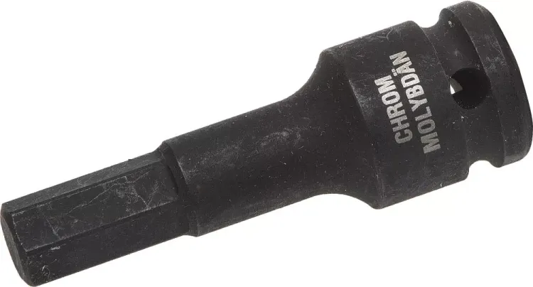 Торцовая головка KRAFTOOL "INDUSTRIE QUALITAT" ударная (1/2"), HEX, Cr-Mo, фосфатированная, H12 27950-12_z01 купить в Нягани