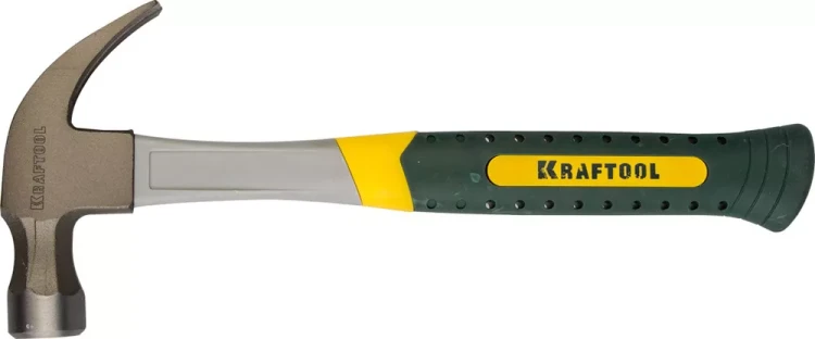 Молоток-гвоздодер 560 г с фиберглассовой рукояткой, KRAFTOOL 20280-560 20280-560 купить в Нягани