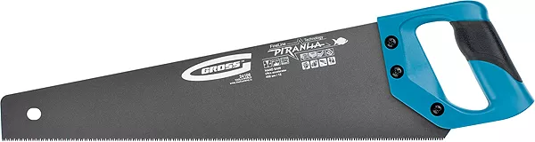 Ножовка по дереву "PIRANHA",400 мм,11-12 TPI,зуб-3D,кал.зуб,тефл.покр.полотна,2-х комп.рук-ка GROSS 24111 купить в Нягани