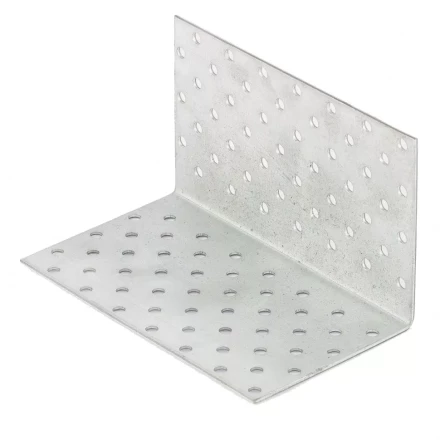 Крепежный уголок равносторонний  2,0 мм KUR 80x80x140 мм Россия Сибртех 46592 купить в Нягани