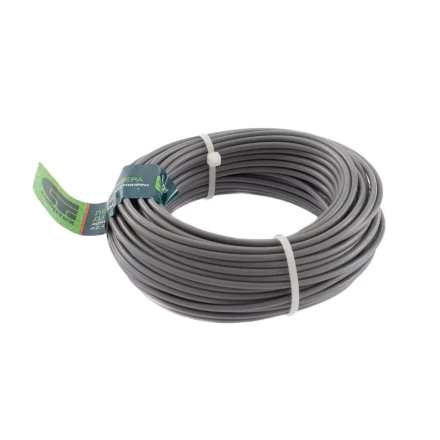 Леска для триммера круглая, армированная алюминием, 2.4 мм х 15 м, Россия Сибртех 961935 купить в Нягани