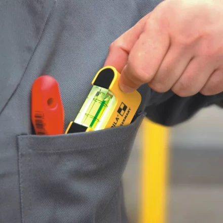 Уровень тип  Pocket Basic  70x20x40мм 1 горизонтальный уровень точность ±1мм/м   STABILA купить в Нягани