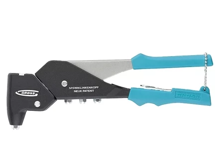 Заклёпочник литой усиленный поворотный 0-360* заклёпки 2,4-4,8мм GROSS 40405 купить в Нягани