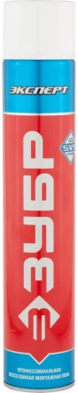 Пена ЗУБР &quot;ЭКСПЕРТ&quot;, монтажная, адаптерная, всесезонная, 750мл 41143_z01 купить в Нягани