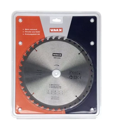 Диск пильный ф250х30 z40 дерево VMX 512435 купить в Нягани