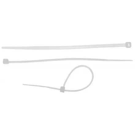 Хомуты ЗУБР нейлоновые, в п/э пакете, тип 7, белые, 4,8ммх300мм, 25шт 4-309017-48-300 купить в Нягани