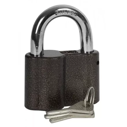 Замок навесной ЗУБР &quot;МАСТЕР&quot; общего применения, дисковый механизм секрета, ключ 7 PIN, дужка d-14мм, 80мм 3720_z01 купить в Нягани