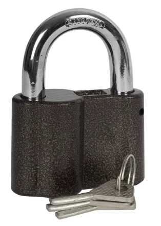 Замок навесной ЗУБР &quot;МАСТЕР&quot; общего применения, дисковый механизм секрета, ключ 7 PIN, дужка d-14мм, 80мм 3720_z01 купить в Нягани