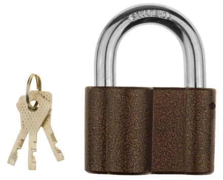 Замок навесной ЗУБР &quot;МАСТЕР&quot; общего применения, дисковый механизм секрета, ключ 7 PIN, дужка d-14мм, 80мм 3720_z01 купить в Нягани