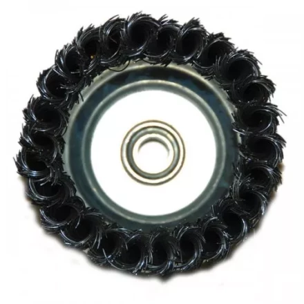 Щетка для УШМ М14/100 мм чашечная сталь витая Энкор 51547 купить в Нягани