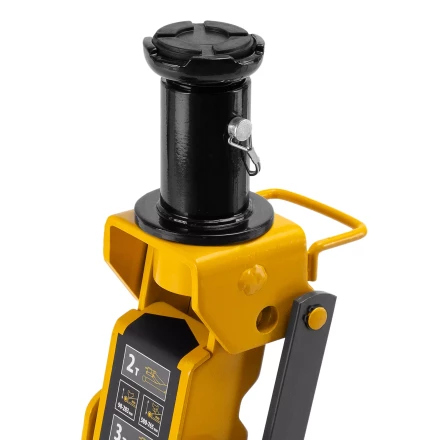 Домкрат гидравлический подкатной Denzel 51270, 2/3 т, 98-770 мм, быстрый подъем, низ. подхват, проф, SUV купить в Нягани