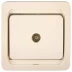 Розетка СВЕТОЗАР &quot;ГАММА&quot; телевизионная одинарная, цвет бежевый SV-54115-B купить в Нягани