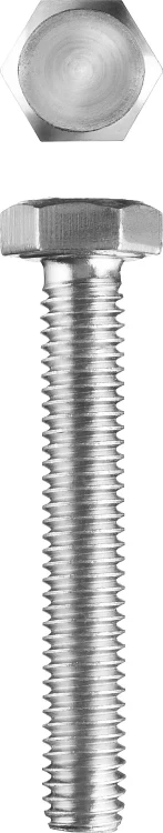 Болт ГОСТ 7798-70, M8 x 30 мм, 4 шт, кл. пр. 5.8, оцинкованный, ЗУБР 303086-08-030 купить в Нягани