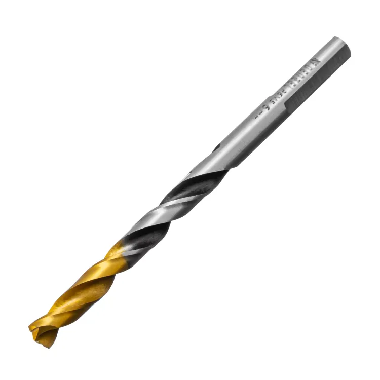 Сверло спиральное по металлу 6 x 93мм, Р6М5, Golden Tip, многогранная заточка Denzel 718278 купить в Нягани