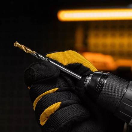 Сверло спиральное по металлу 6 x 93мм, Р6М5, Golden Tip, многогранная заточка Denzel 718278 купить в Нягани