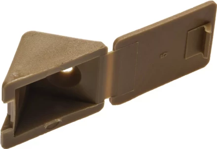 Уголок мебельный ЗУБР с шурупом, цвет бук, 4,0x15мм, ТФ6, 4шт 4-308256-2 купить в Нягани