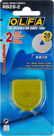 Лезвие OLFA специальное, круговое, 28мм, 2шт OL-RB28-2 купить в Нягани