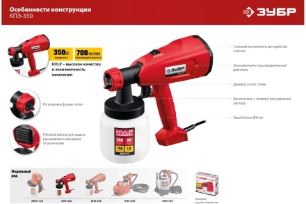 Краскопульт электрический КПЭ-350 серия МАСТЕР купить в Нягани