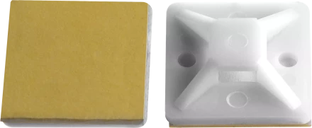 Площадки под хомут-стяжку ПХС самоклеющиеся белые нейлоновые серия МАСТЕР купить в Нягани