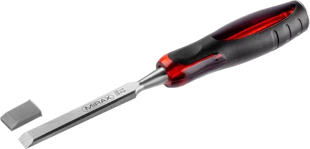 Стамеска MIRAX с двухкомпонентной прозрачной рукояткой, 12мм 1810-12 купить в Нягани