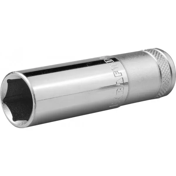 Торцовая головка KRAFTOOL "INDUSTRIE QUALITAT", удлиненная, Cr-V, FLANK, хромосатинированная, 1/2", 16 мм 27807-16_z01 купить в Нягани