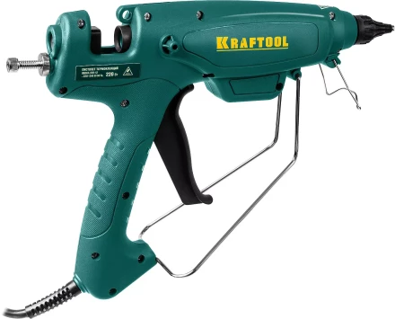 Пистолет клеевой (термоклеящий) &quot;PRO&quot;, KRAFTOOL 06843-220-12, эл, двухкомп корпус, рабоч темп 193град, выход клея 1,2кг/час, d=12мм, 220Вт 06843-220-12 купить в Нягани