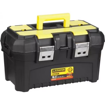 Ящик для инструмента &quot;TITAN-16&quot; пластиковый, STAYER 38016-16 купить в Нягани
