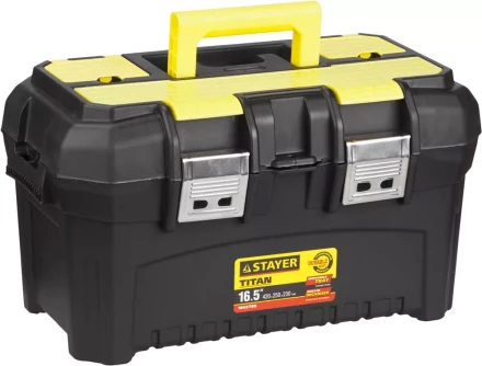 Ящик для инструмента &quot;TITAN-16&quot; пластиковый, STAYER 38016-16 купить в Нягани