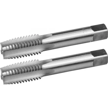 Комплект метчиков ЗУБР &quot;МАСТЕР&quot; ручных для нарезания метрической резьбы, М18 x 2,0, 2шт 4-28006-18-2.0-H2 купить в Нягани