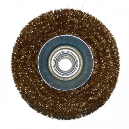 Щетка для УШМ М14/100 мм выгнутая сталь прямая Энкор 51561 купить в Нягани