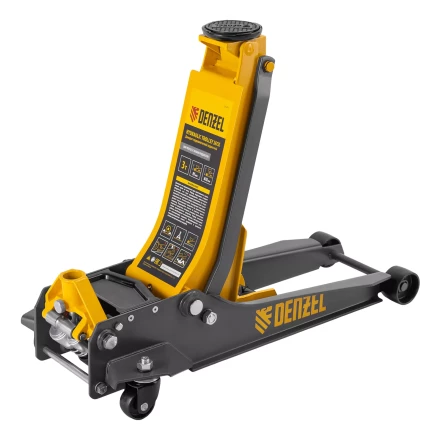 Домкрат гидравлический подкатной Denzel 51271, 3 т, 85-610 мм, быстрый подъем, низ. подхват, проф, SUV купить в Нягани