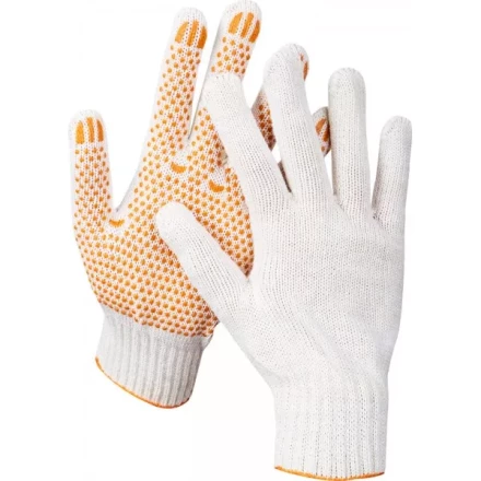 Перчатки STAYER &quot;МASTER&quot; трикотажные, 7 класс, х/б, с защитой от скольжения, L-XL 11404-XL купить в Нягани