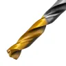 Сверло спиральное по металлу Denzel 6,5 x 93мм, Р6М5, Golden Tip, многогранная заточка, 718279 купить в Нягани