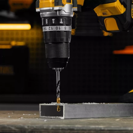 Сверло спиральное по металлу Denzel 6,5 x 93мм, Р6М5, Golden Tip, многогранная заточка, 718279 купить в Нягани