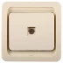 Розетка СВЕТОЗАР &quot;ГАММА&quot; телефонная одинарная, цвет бежевый SV-54117-B купить в Нягани