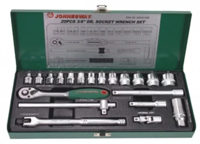 Набор головок торцевых 3/8"DR 6-23мм 20предметов S04Н3120S Jonnesway 47201