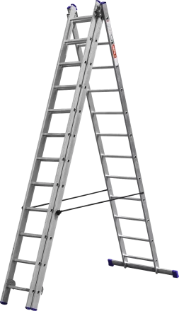 Лестницы алюминиевые трехсекционные серия ЭКСПЕРТ купить в Нягани