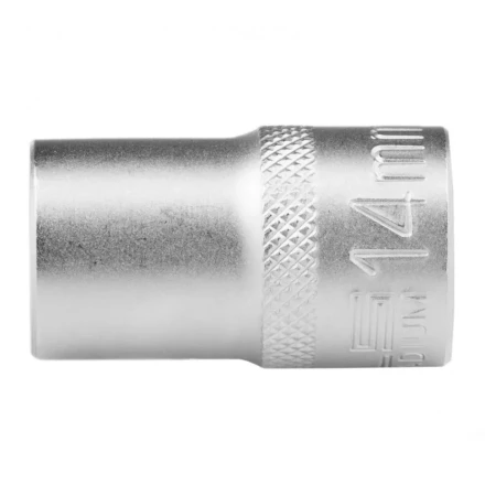 Головка торцевая 14 мм двенадцатигранная CrV под квадрат 1/2 хромированная Stels 13659 купить в Нягани