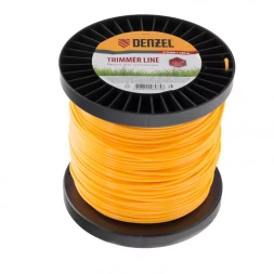 Леска для триммера круглая 3,0 мм 120 м на Din катушке Россия Denzel 96135