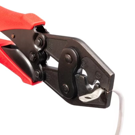 Пресс-клещи КВТ ПК-25у с матрицей для опрессовки неизолированных медных наконечников до 25 мм (90954) купить в Нягани