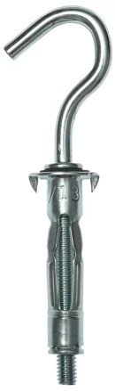 Анкер ЗУБР для пустотелых конструкций оцинкованный, с полукольцом, М4х32х13мм, ТФ6, 2шт 4-302516-04-032 купить в Нягани