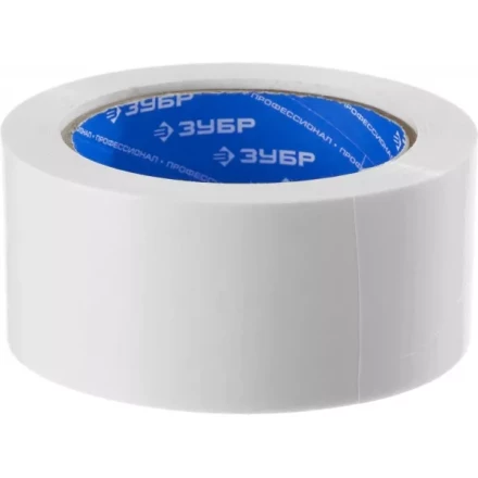 Армированная лента, ЗУБР &quot;ПРОФЕССИОНАЛ&quot; 12092-50-25, универсальная, влагостойкая, 48мм х 25м, белая 12092-50-25 купить в Нягани