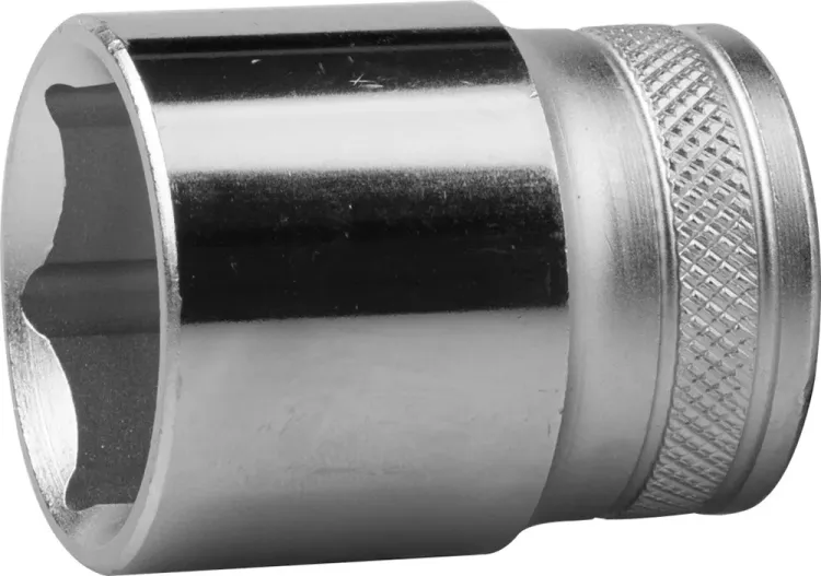 Торцовая головка KRAFTOOL "INDUSTRIE QUALITAT", Cr-V, FLANK, хромосатинированная, 1/2", 24 мм 27805-24_z01 купить в Нягани